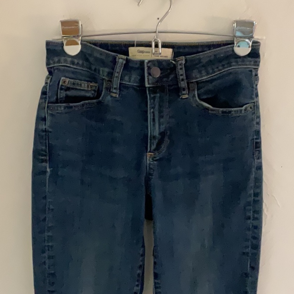 Gap 1969 Gap for Good Curvy True Skinny Jeans, Size 25/2R, Blue Denim - Picture 2 of 11